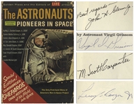 The Astronauts Pioneers in Space Signed by Four of the Mercury 7:  Scott Carpenter, Gordon Cooper, John Glenn and Gus Grissom